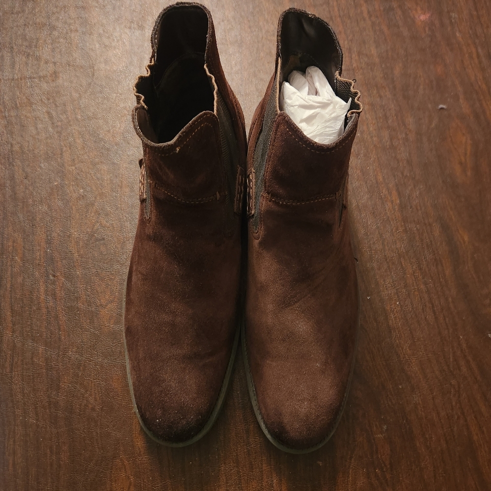 Alfani limerick chukka boots brown Suede size 13